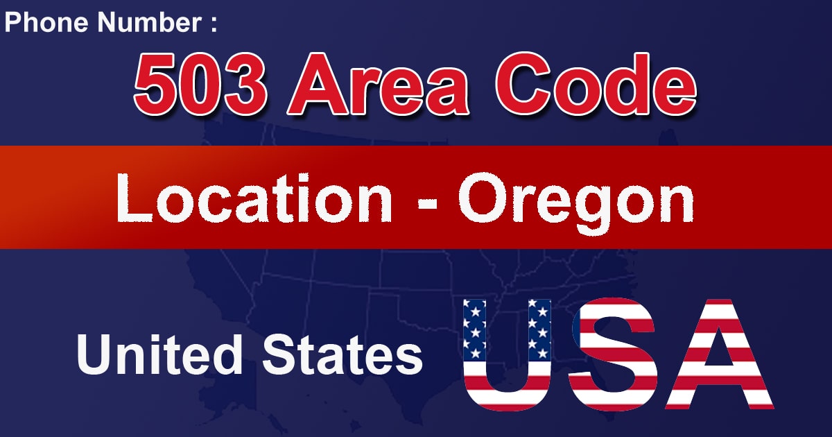 503 Area Code 503 Area Code
