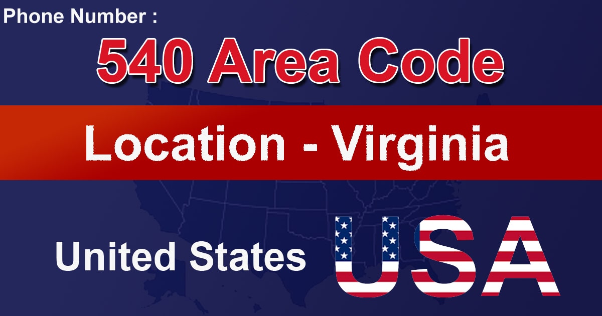 540 Area Code 540 Area Code