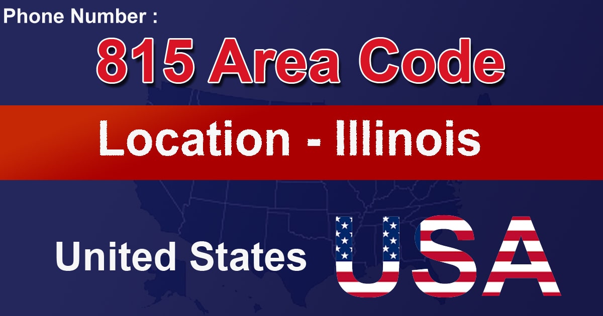 815 Area Code 815 Area Code