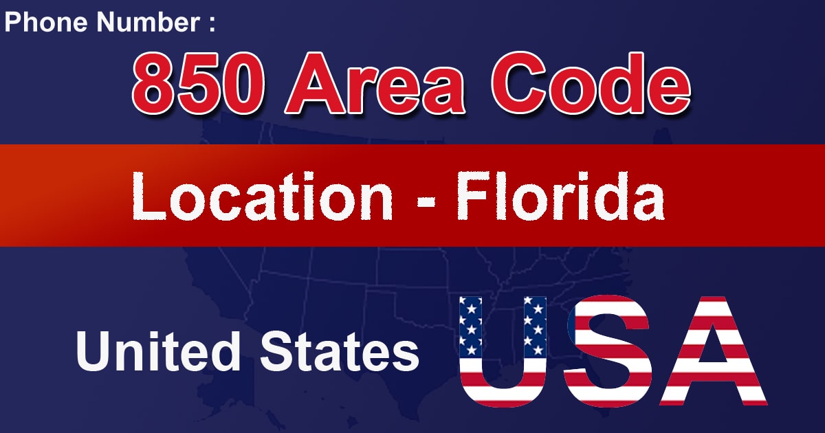 850 Area Code 850 Area Code