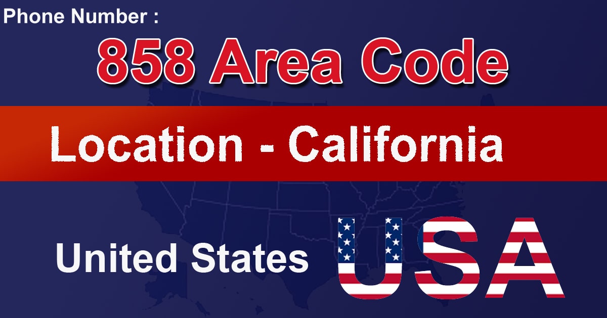 858 Area Code