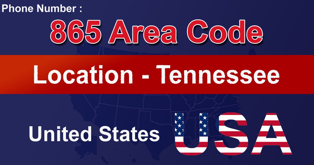 865 Area Code 865 Area Code