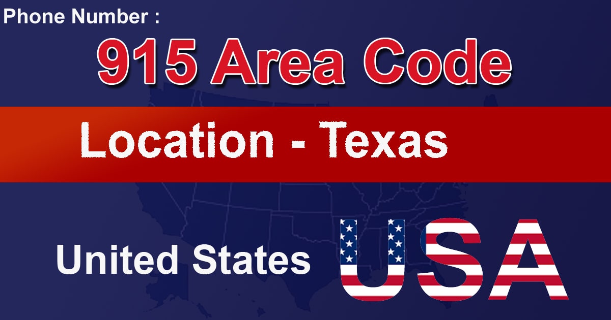 915 Area Code 915 Area Code