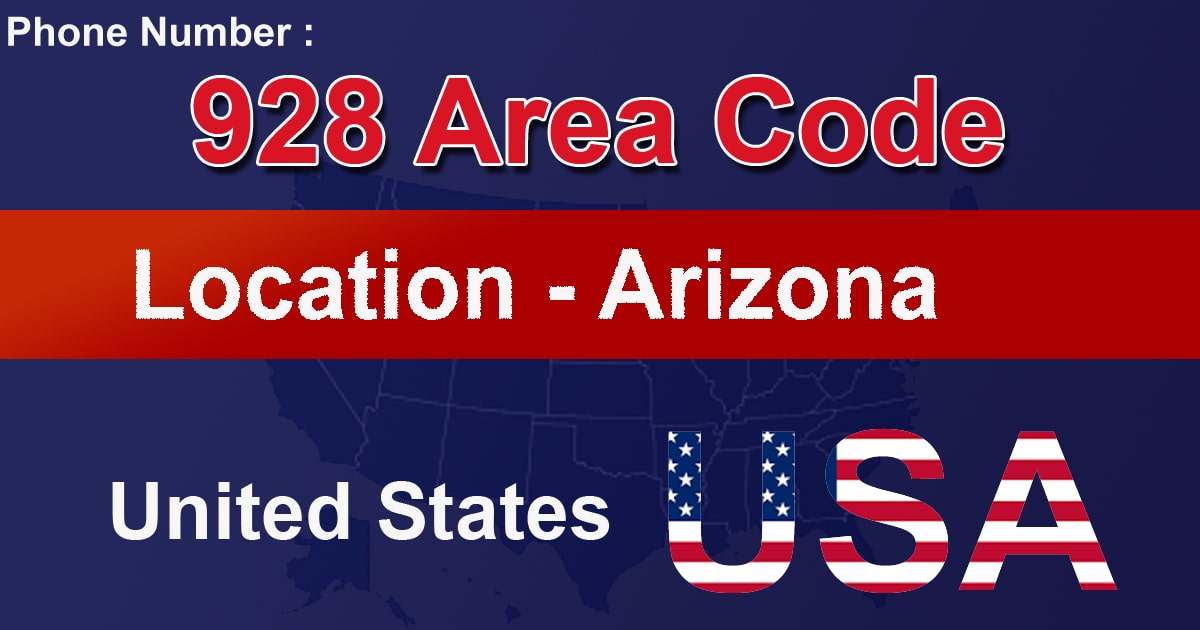 928 Area Code