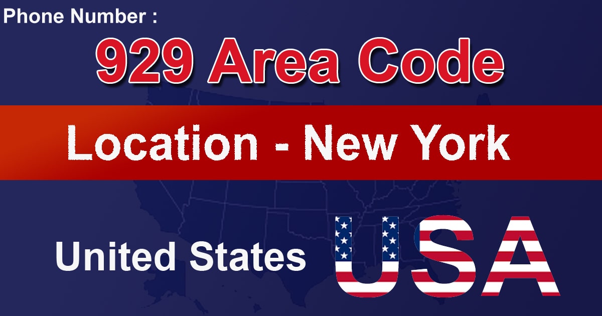 929 Area Code