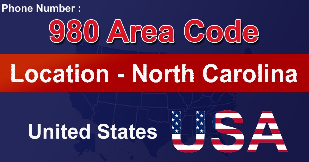 980 Area Code 980 Area Code